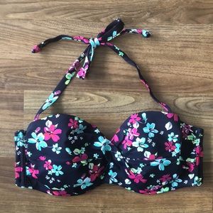 Mix-Kini Tropical Bikini Swim Top Size 36C